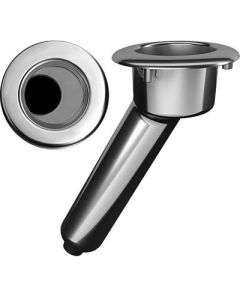Mate Series Elite Screwless Stainless Steel 30 Degree Rod Cup Holder Drain Round Top-small image