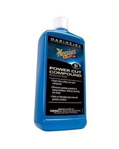 MeguiarS 91 MarineRv Pro Grade Power Cut Compound 32oz-small image