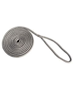 New England Rope X 15 Nylon Double Braid Dock Line Grey-small image