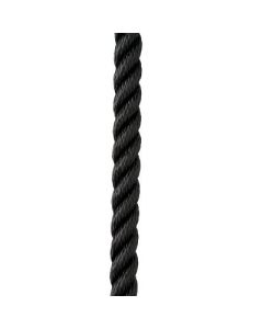 New England Ropes 12 X 15 Premium Nylon 3 Strand Dock Line Black-small image