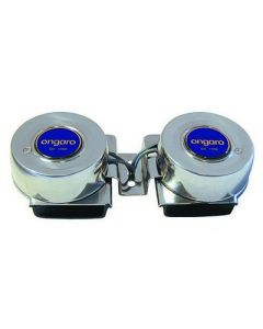 Ongaro SS Mini Compact Twin Horn - 12V - Boat Horns-small image