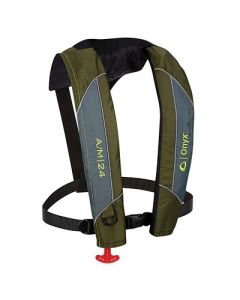Onyx AM24 AutomaticManual Inflatable Pfd Life Jacket Green-small image