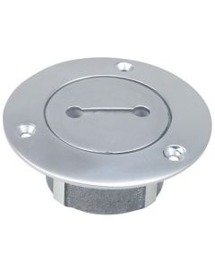 Perko 1 Chrome Unmarked Pipe Deck Plate-small image