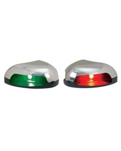 Perko RedGreen Horizontal Mount Side Light Pair Stainless Steel-small image