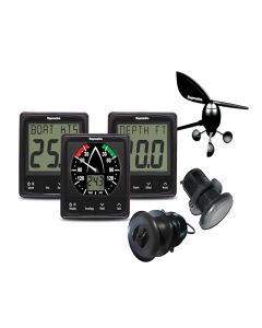 Raymarine I50/I60 Wind, Speed, Depth System Pack W/Transducers