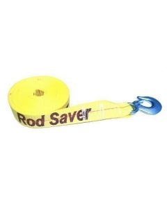 Rod Saver HeavyDuty Winch Strap Replacement Yellow 2 X 25-small image