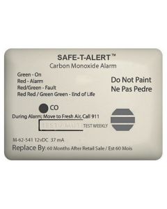 SafeTAlert 62 Series Carbon Monoxide Alarm 12v 62541Marine Surface Mount White-small image