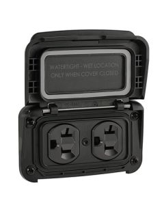 Scanstrut Ventura Series Dual Ac Outlet 125v 20a-small image
