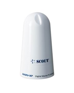Scout Wave 4 White Tv Antenna Omnidirectional 25db Gain W10m, 75 Ohms, Cable-small image