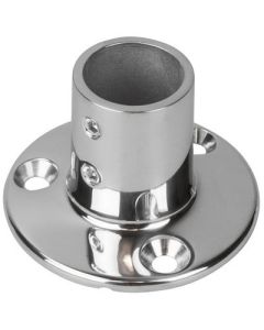 SeaDog Rail Base Fitting 234 Round Base 90 Degree 316 Stainless Steel 1 Od-small image