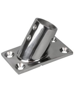 SeaDog Rail Base Fitting Rectangular Base 60 Degree 316 Stainless Steel 178 X 314 1 Od-small image