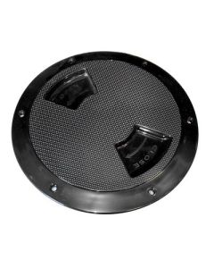SeaDog QuarterTurn Textured Deck Plate WInternal Collar Black 6-small image