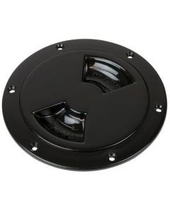SeaDog QuarterTurn Smooth Deck Plate WInternal Collar Black 8-small image