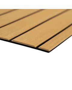 Seadek 40 X 80 6mm Teak Full Sheet Brushed Texture CamelBlack 1016mm X 2032mm X 6mm-small image