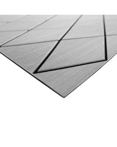 Seadek 40 X 80 6mm Two Color Diamond Full Sheet Brushed Texture Storm GreyBlack 1016mm X 2032mm X 6mm-small image