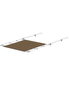 Sureshade Ptx Power Shade 57 Wide Stainless Steel Toast-small image