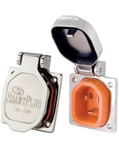 Smartplug 30 Amp Inlet WStainless Steel CoverNo Thermostat Boat Rv Side-small image