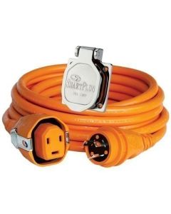 Smartplug 30 Amp 50 Dual Configuration Cordset WTinned Wire 30 Amp Stainless Steel Inlet-small image