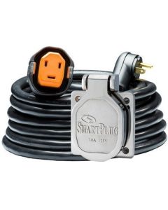 Smartplug Rv Kit 30 Amp 30 Dual Configuration Cordset Black Spx X Park Power Stainless Steel Inlet-small image