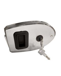 Southco Sliding Action Latch Weatherproof Lock Oval Stainless Steel-small image