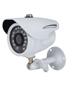 Speco HdTvi 2mp Color Waterproof Marine Bullet Camera WIr, 10 Cable, 36mm Lens, White Housing-small image