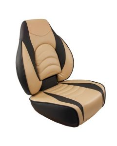 Springfield Fish Pro High Back Folding Seat CharcoalTan-small image
