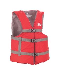 Stearns Pfd 2001 Adult Boat Universal Red Display FAdults Over 90lbs Chest Size Of 50-small image