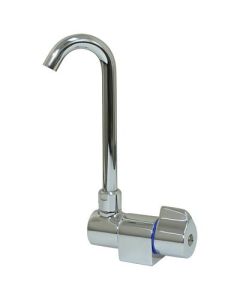 Scandvik Ceramic Family Tap WFolding Spout Chrome Finish-small image