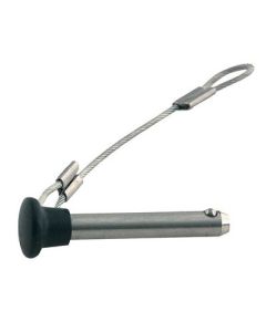 Taco Stainless Steel Pin Lanyard WPlastic Knob-small image