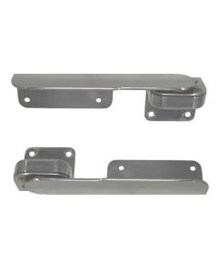 Taco Command Ratchet Hinges 938 Polished 316 Stainless Steel Pair-small image