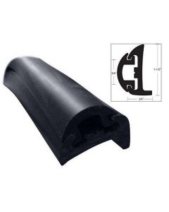Taco SemiRigid Rub Rail Kit Black WBlack Insert 50-small image