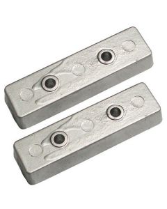 Tecnoseal TecBnt Bennett Trim Tab Anode Zinc Pair-small image
