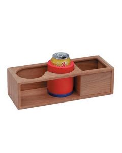 Whitecap Teak Two Insulated DrinkBinocular Rack WTray-small image