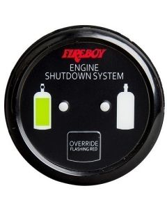 Xintex Deluxe Helm Display WGauge Body, Led Color Graphics FEngine Shutdown System Black Bezel Display-small image