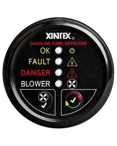 Xintex Gasoline Fume Detector Blower Control WPlastic Sensor Black Bezel Display-small image