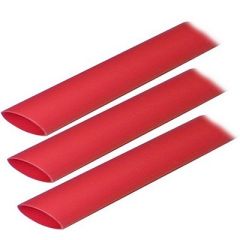 Ancor Adhesive Lined Heat Shrink Tubing Alt 34 X 3 3Pack Red-small image