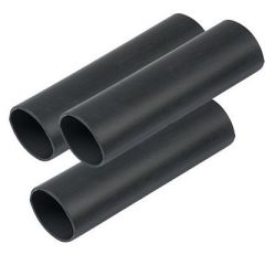 Ancor Heavy Wall Heat Shrink Tubing 34 X 3 3Pack Black-small image