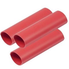 Ancor Heavy Wall Heat Shrink Tubing 34 X 3 3Pack Red-small image