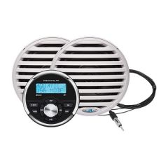 Aquatic Av Gp1 Gauge Stereo Economy 65 Speakers White Pair-small image