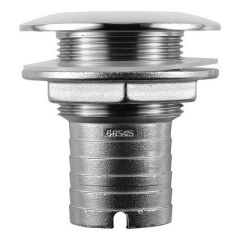 Attwood Stainless Steel ThruHull Short Straight Barbed 112 Inner Diameter-small image