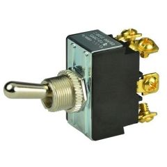 Bep Dpdt Chrome Plated Toggle Switch OnOffOn-small image