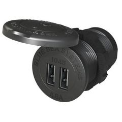 Blue Sea 1045 1224v Dual Usb Charger 118 Socket Mount-small image