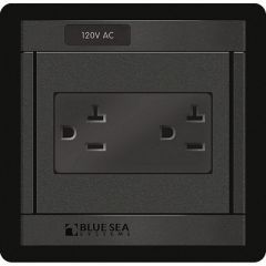 Blue Sea 1479 360 Panel 120v Ac Dual Outlet-small image