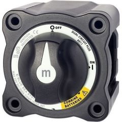 Blue Sea 6011200 MSeries Battery Switch Dual Circuit Plus Black-small image