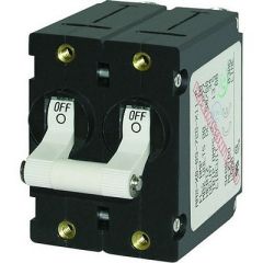 Blue Sea 7260 ASeries Double Pole Toggle 20amp White-small image