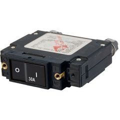 Blue Sea 7545 CSeries Flat Rocker Circuit Breaker Single Pole 30a-small image