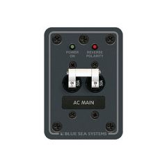 Blue Sea 8079 Ac Main Only Circuit Breaker Panel White Switches-small image