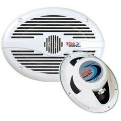 Boss Audio Mr690 6 X 9 Oval Marine Speakers Pair White-small image