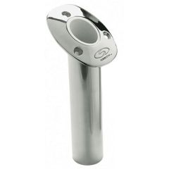 CE Smith Flush Mount Rod Holder 30 Degree 9 Depth Stainless Steel Cast Bottom White Vinyl Liner-small image