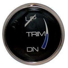 Faria Chesapeake Black 2 Trim Gauge Mercury Mariner Mercruiser Volvo Dp Yamaha2001 And Newer-small image